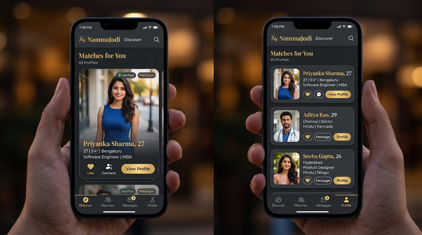 NammaJodi interface preview